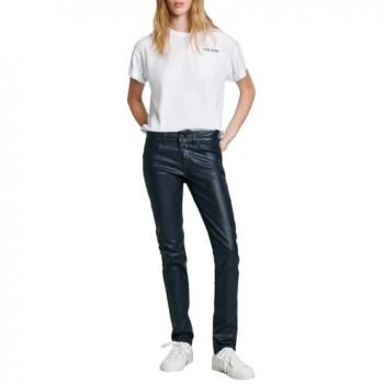 Jeans Pepe Jeans Mujer Slim Fit Denim Negro Sostenible 24/34