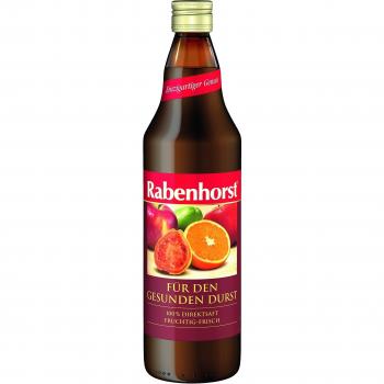Rabenhorst Zumo Ecológico de Manzana, Naranja y Guayaba - 750 ml