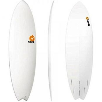 Surfboard TORQ Epoxy 6.6 Pescado White