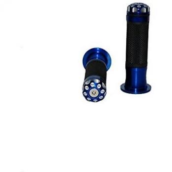 Par puños Verve negro/azul universales moto scooter Enduro Custom Touring