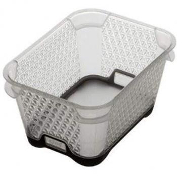 Cesta de Plástico Duo 1,3L Topo - FIVE Simply Smart