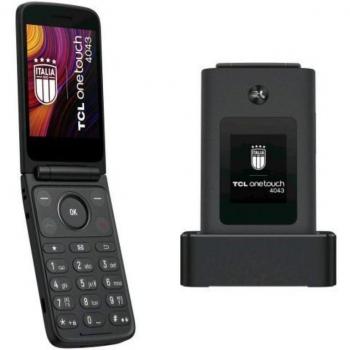 TCL OneTouch 4043D Smartphone con Pantalla de 3.2, Cámara de 2MP, Dual LTE en Color Negro