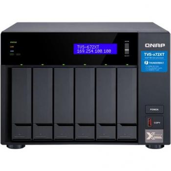 QNAP TS-h1277AFX-R7-32G NAS Torre 12 Bahías AMD Ryzen™ 7 32 GB DDR5 0 TB QuTS hero Negro