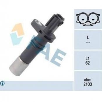 FAE 79286 Generador de impulsos, cigüeñal, Negro