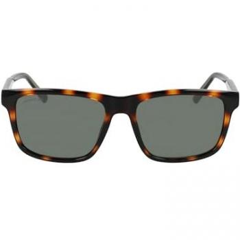 Gafas de Sol Lacoste L6025S Marrón Medio con Montura Bio-Plástico y Diseño Cuadrado