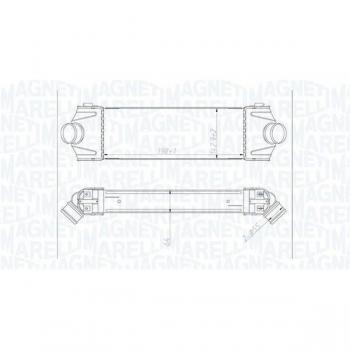 Intercooler MAGNETI MARELLI 351319204320 de alto rendimiento