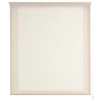 Estor Enrollable Técnico Screen 5% Beige Modelo Stannis - Estor Translúcido para Ventanas y Puertas - Fácil Instalación en Pared o Techo (90 x 235 cm)