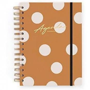 CHARUCA Agenda sin fechas. Canela. Semana+notas