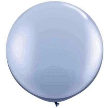 White 3ft Qualatex Latex Giant Balloons x 2 by Standard Finish Solid Colour 3ft Latex