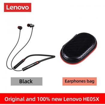 Auriculares deportivos inalámbricos Lenovo HE05X Bluetooth 5.0, intrauditivos, resistentes al agua, con banda para el cuello