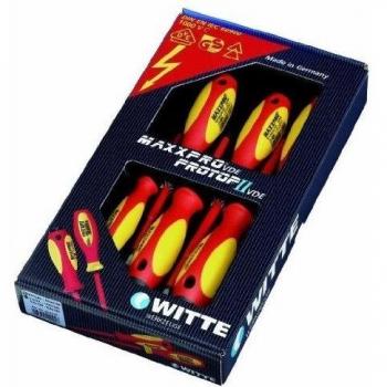 Witte PROTOP II VDE - Juego de 5 destornilladores para usar hasta AC 1000 V