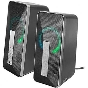 Speedlink lavel USB-Powered Stereo Speaker, 3.5mm Stereo Jack/Bluetooth Audio, Black