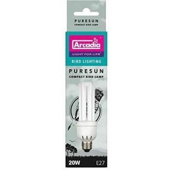 Arcadia FBC20X Bird Lamp Compact 20W - Lámpara UV para Exoten, E27