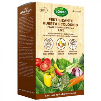 Fertilizante Huerta Pellet Eco 2,5kg AGREEN