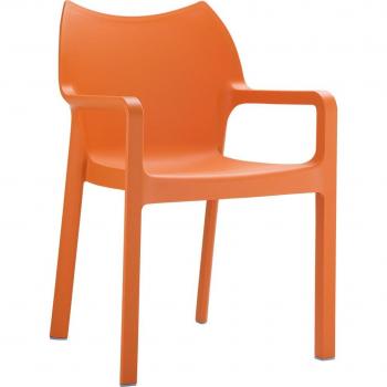 Diva Polypropylene Cafe Bistro Arm Chair