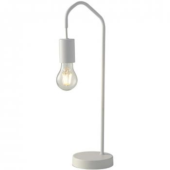 Lámpara de mesa Arch blanca 48 cm E27 Habitat
