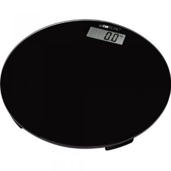 Clatronic PW 3369 - Báscula circular, color negro