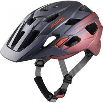 Alpina ANZANA LE Casco de Ciclismo, Unisex-Adult, Indigo-Cherry Drop, 57-61