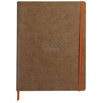 Cuaderno A4+ Rhodiarama - Topo con tapa blanda y diseño de líneas horizontales