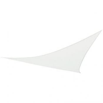 Toldo vela Aktive Garden triangular UV50 color blanco