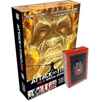 Attack on Titan 16 Manga Special Edition with Playing Cards