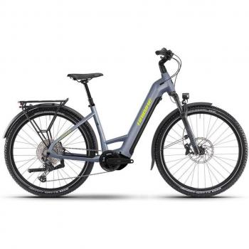 Bicicleta eléctrica Haibike Trekking 7.5 High i720Wh Shimano Deore XT M8100 gris metálico - Talla M