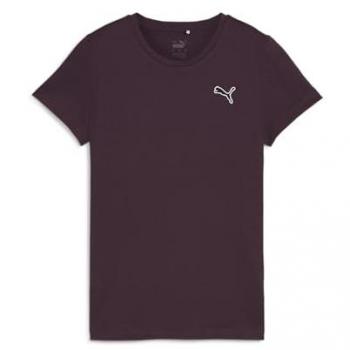 Camiseta Puma Better Essentials manga corta mujer - XS, color negro puro y burdeos, unisex, modelo Midnight Plum, referencia 675986