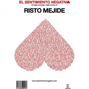 El sentimiento negativo