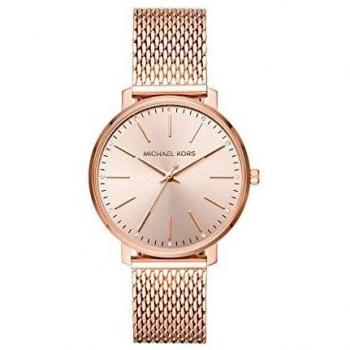 Michael kors pyper rose gold stainless steel womens wristwatch mk4340