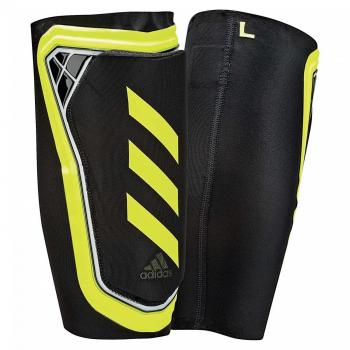 Adidas X Foil – Espinilleras, otoño/Invierno, Unisex Adulto, Color Black/Solar Yellow/White, tamaño Small