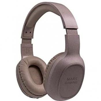 Mars Gaming MHW-ECO, Auriculares Inalámbricos Ecológicos, Bluetooth 5.1, Micrófono, Material Orgánico