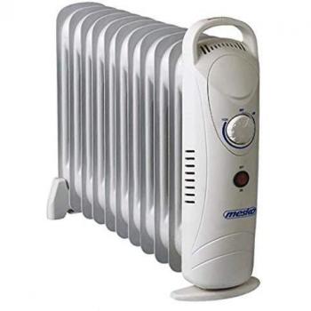 Mesko MS 7806 Oil Filled Radiator, 1200W, 11 Fins, Electric Temperature Control, White