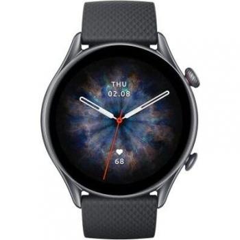 Amazfit GTR 3 Pro Smartwatch - Infinite Black, 46mm, AMOLED Display, GPS, Heart Rate Monitor, Bluetooth