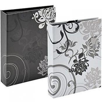 Walther Design Grindy álbum de fotos 10 x 15 Negro/Gris con 36 hojas