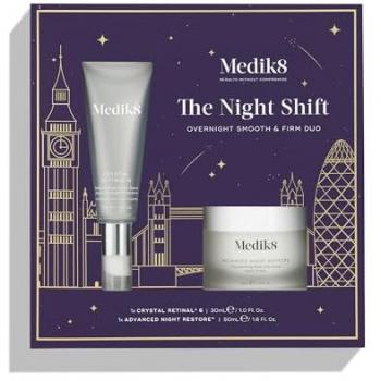 Medik8 Overnight Youth-Renewing Smooth and Firm Duo with Crystal Retinal 6 & Advanced Night Restore