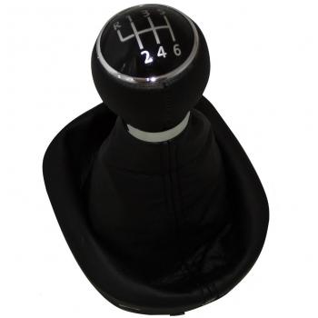 AERZETIX: Pomo , funda y marco para palanca de cambios 6 Velocidades de coche, vehiculo