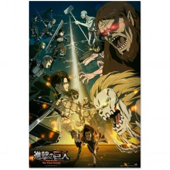 Póster Grupo Erik de Attack On Titan - Paradis VS Marley