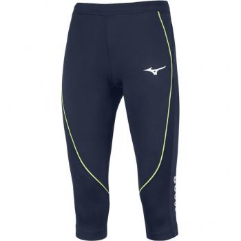 Mizuno Premium 3/5 Women's Leggings - Navy Blue, XL