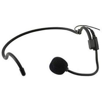 Micrófono de Diadema Cardioide Profesional Chord HAN-35 para Sistemas Inalámbricos