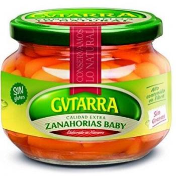 Gvtarra - Zanahoria Baby, 345 g - , Pack de 6