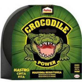 Cinta Adhesiva Pattex Crocodile 48mmx20m Negro