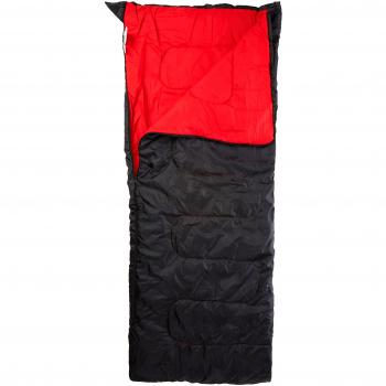 Trespass 3-Season Water Repellent Envelope Sleeping Bag - Black