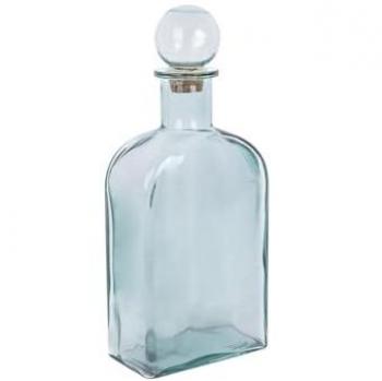 Botella Romimex Transparente de vidrio reciclado 21 x 45 x 21 cm