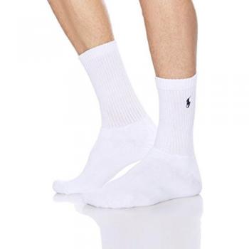 Calcetines Altos Ralph Lauren Pack de 3 Pares con Elastano Color Blanco Talla Única