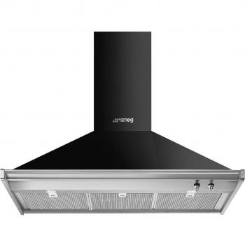 Campana decorativa Smeg KD100HNE Antracita | 100cm | Estética Colonial | 4 velocidades | Clase energética B