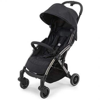Carro de Paseo Ultra-Compacto Chicco Cheerio Jet Black con Plegado Automático y Capacidad hasta 15kg