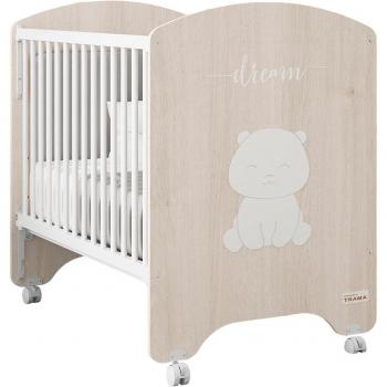 Cuna Dream Bear Roble Verso Blanco Mate