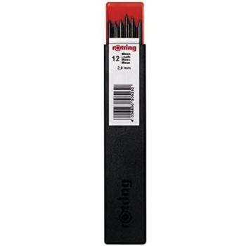 Rotring 2.0mm HB Lead Refills, 12-Pack