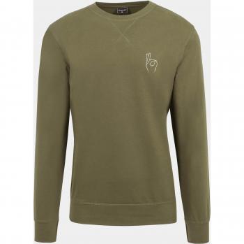 Easy Sign Olive Crewneck Sweatshirt