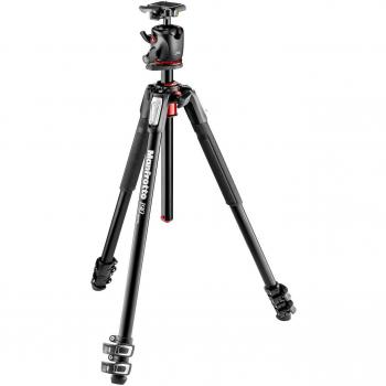 Manfrotto 190 XPro - Kit trípode con rótula de Bola, 3 Secciones